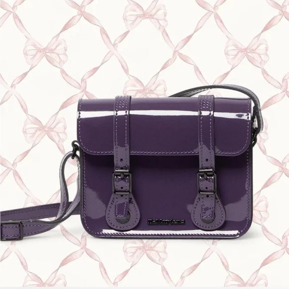 Dr martens Purple Satchel Crossbody Bag - Picture 2 of 4